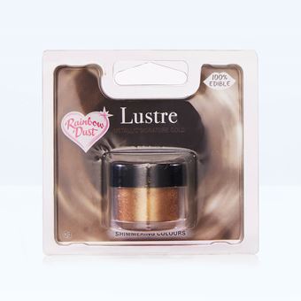 Picture of GOLD LUSTRE DUST POWDER 3G FOOD COLOUR